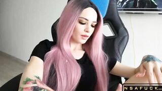 Fuck Gamer Stepsister in Tight Pussy
