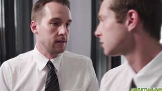 Two religious roommates jerks off each other