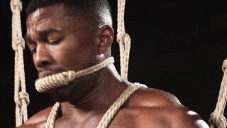 Mr. Darkholme suspends Sean Xavier in a spectacular Rope Suspension