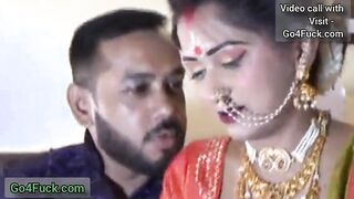 Newly Married Indian Bhabhi Ishmita Hardcore Honeymoon First night sex with Husband