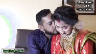 Newly Married Indian Bhabhi Ishmita Hardcore Honeymoon First night sex with Husband