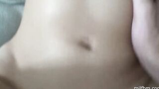 Fucking my Hot Sizzling Stepmom on couch in POV.