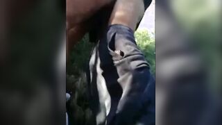 Old Daddies Bareback in the Great Outdoors
