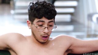 Stepson cum inside me and stop sex toy instead