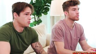 Jayden reconnecting with his old friend Carter