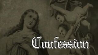 Nonne spreizt faer geile Priester ihre Beine