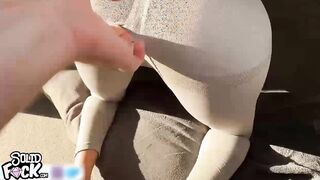 Horny Step Sister wants her Yoga Pants