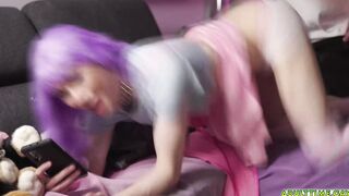 Daniel Tanner deepthroating boyfriends hard cock