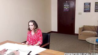 Dirtydanii fucked by principal for her stepson