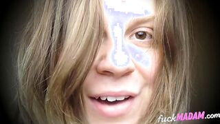 Crank Your Hog Dry: Tattooed Solo Webcam Girl With Big Assets