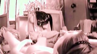 Hidden camera. Stepmom's masturbation break