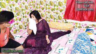 Indian Stepmom Caught Her Stepson Carrying Sex Toy into College Boy
