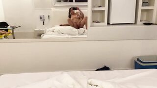 Brazilian MILF Rides Cock to Creampie Orgasm - POV