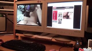 Fatty amateur blonde gets boned