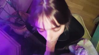 Russian Teen Amateur Blowjob and Facial