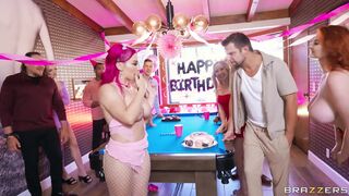 Epic Birthday Gangbang