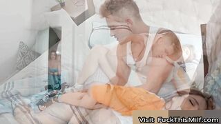Brandy Renee Catches Abigaiil Morris Fucking Her Bf & Decides To Join For A 3some