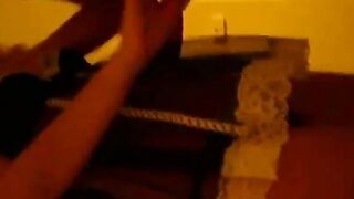 18-year-old Amateur Girlfriend in Lingerie Fucked Hard