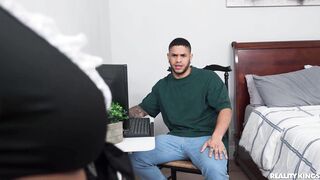 Trying On Cosplay For My Roommate