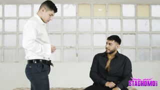 Submissive twink loves to get ass to mouth fucked!