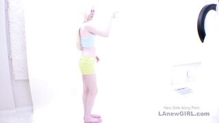 New Blonde gets Fucked Trying to Switch her Career