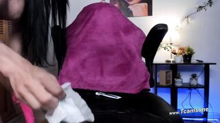 Latina Trap Stroking Cock And Dildo Play