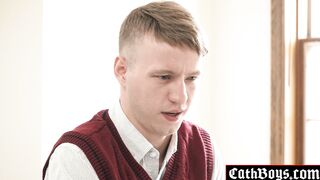 Holy Fuck! Altar boy fucked in confessional!