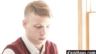 Holy Fuck! Altar boy fucked in confessional!