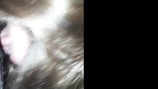 Crossdresser with Nice Titties Sucks a BBC