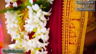 Indian New bride Bhabhi fucked by her ex-boyfriend in front of her husband Threesome