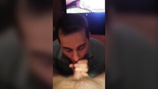 Verbal White Master Makes Arab Slave Swallow His Cum