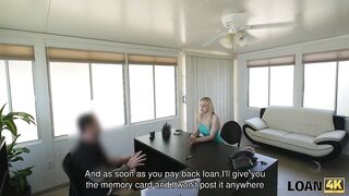 LOAN4K. Blue-eyed sexy is plowed on the desk because needs