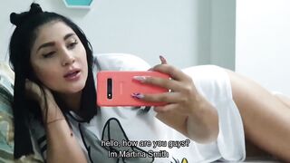 freaky barely legal busted masturbating with pillow