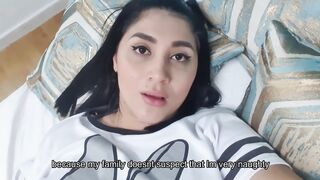 freaky barely legal busted masturbating with pillow