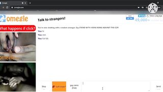 Having fun with black via web cam