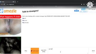 Having fun with black via web cam