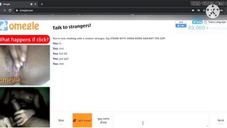 Having fun with black via web cam