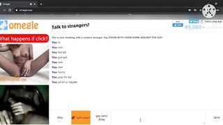 Having fun with black via web cam