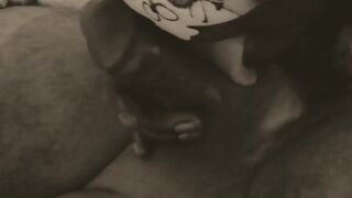 Rumi mature retro blow job