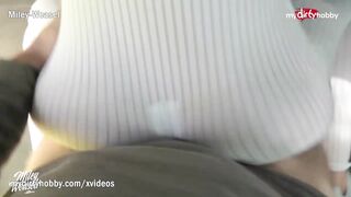 MyDirtyHobby - Amateur German cougar nailed outside