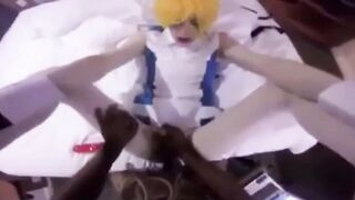 Sissy Beach Interracial Anal