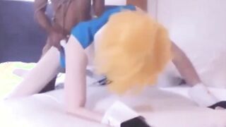 Sissy Beach Interracial Anal