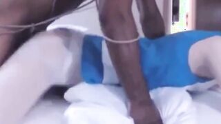 Sissy Beach Interracial Anal
