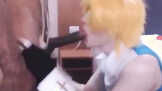 Sissy Beach Interracial Anal
