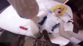 Sissy Beach Interracial Anal