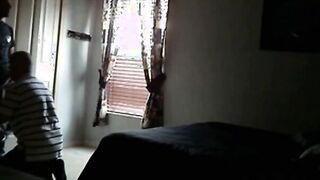 Latin Handyman Sucks Amateur Dick