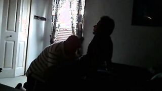 Latin Handyman Sucks Amateur Dick