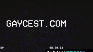 Myott Hunter saw his hairy uncle's hard cock and blowjobs it and got anal fucked by h