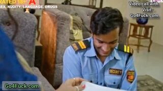 Indian malkin Bhabhi Fucked By security guard Sex