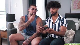 Tony Genius and Ryan Bones jerking off together